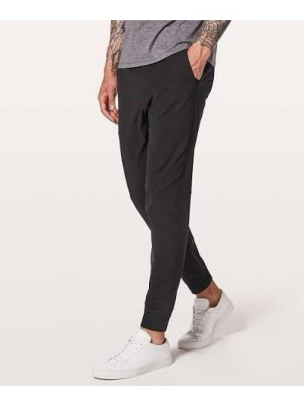 Lululemon Joggers Men’s S Small Black ABC Warpstreme Elastic Waist Tapered Pants